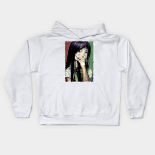 mystery girl Kids Hoodie